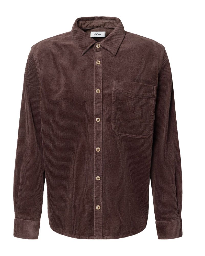S.OLIVER Cord-Hemdjacke