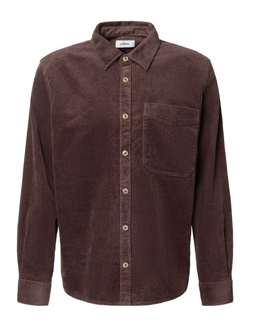 S.OLIVER Cord-Hemdjacke