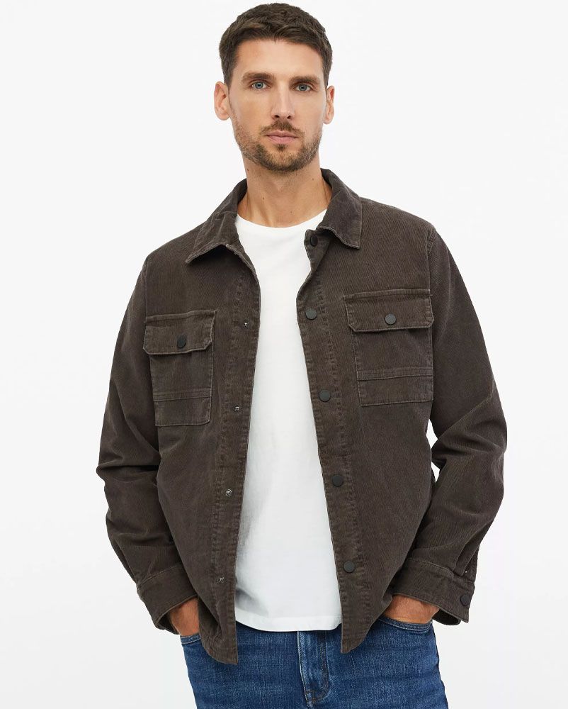 S.OLIVER Gewaschenes Cord-Overshirt