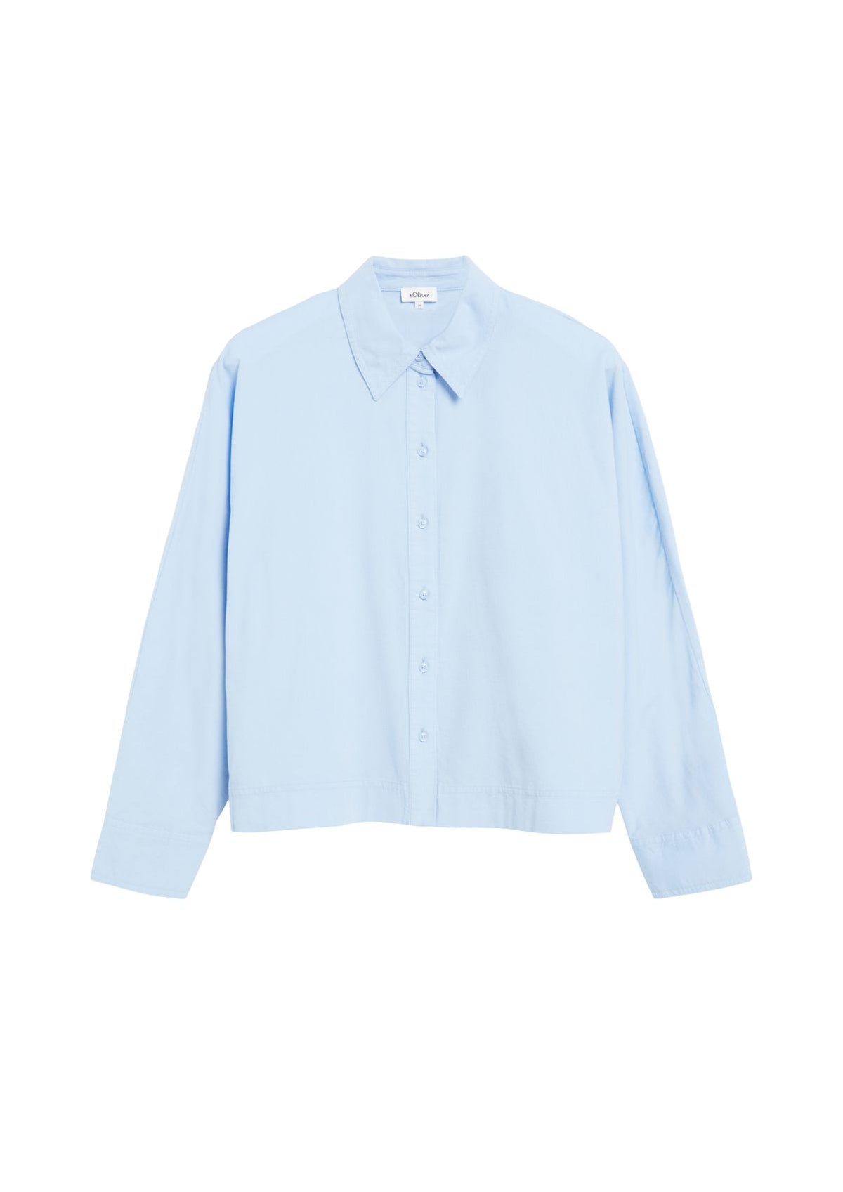 S.OLIVER Feincord-Bluse mit Fledermausärmeln