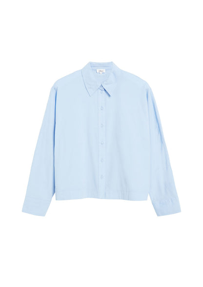 S.OLIVER Feincord-Bluse mit Fledermausärmeln