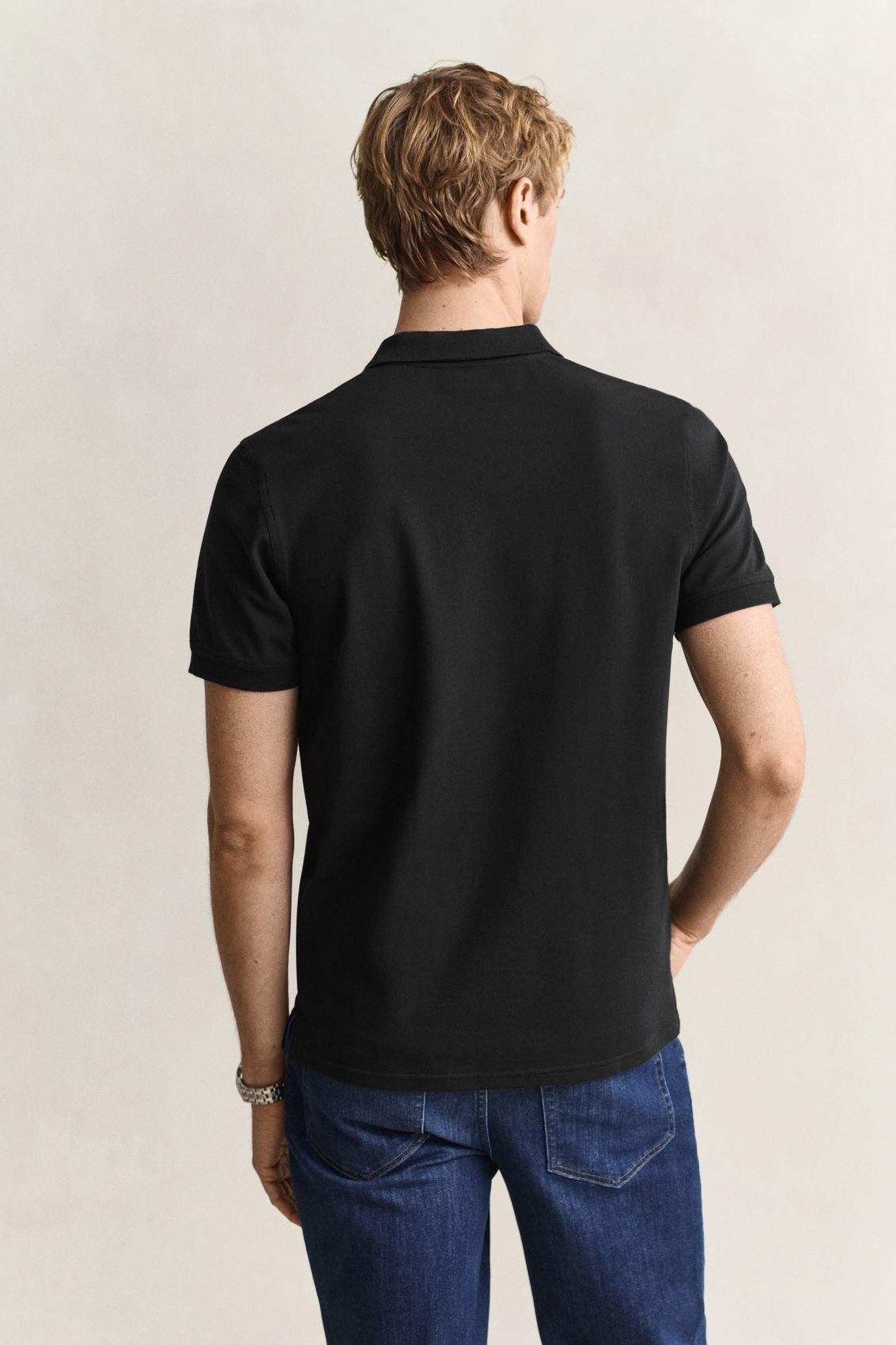 Kontrast Piqué Poloshirt im Regular Fit
