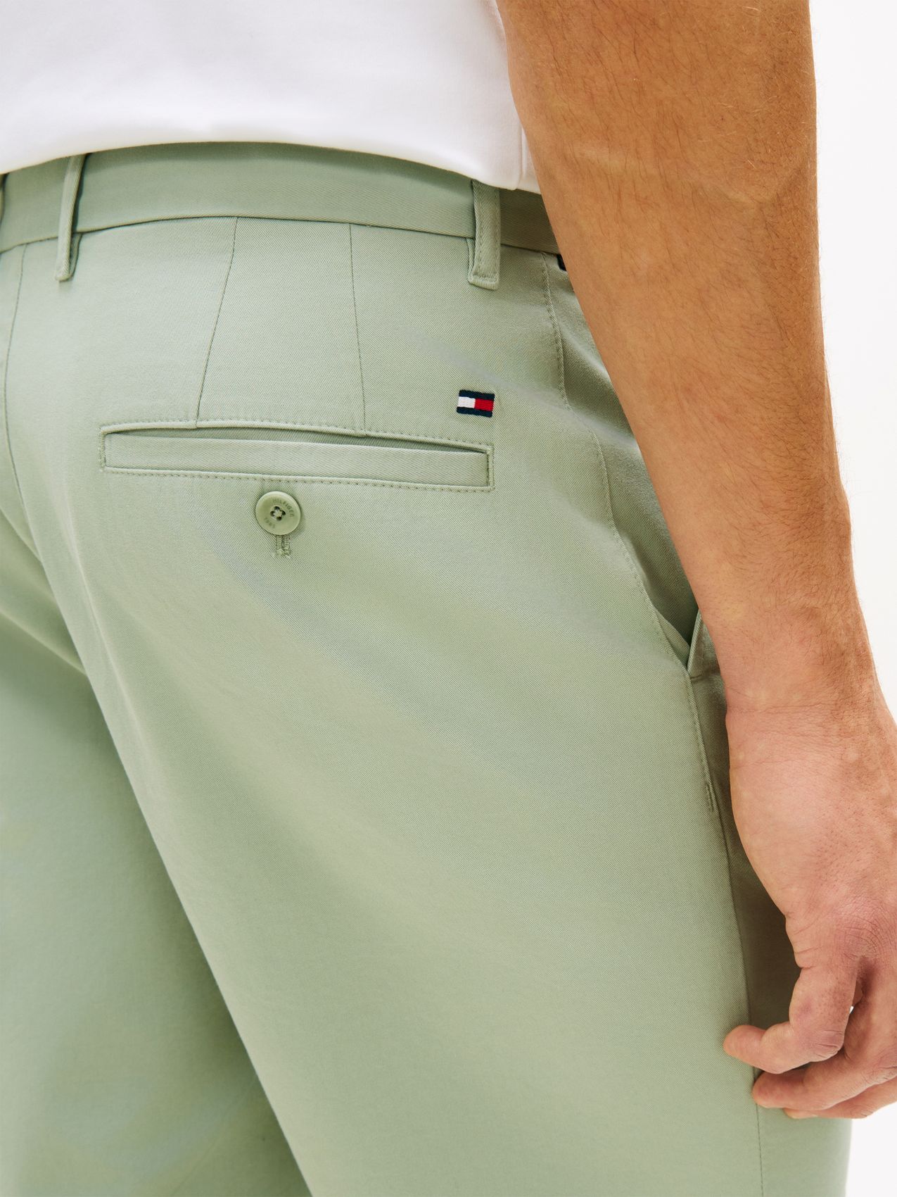 TOMMY HILFIGER Chino-Shorts aus Stretch-Twill