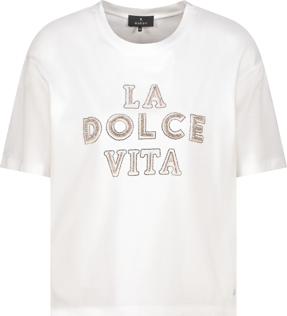 MONARI T-Shirt mit Schmuckschrift