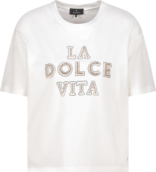 MONARI T-Shirt mit Schmuckschrift