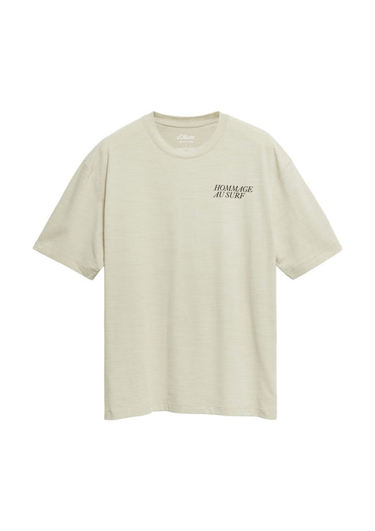 T-Shirt mit Front- und Rückenprint