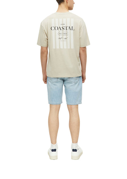 S.OLIVER T-Shirt mit Front- und Rückenprint