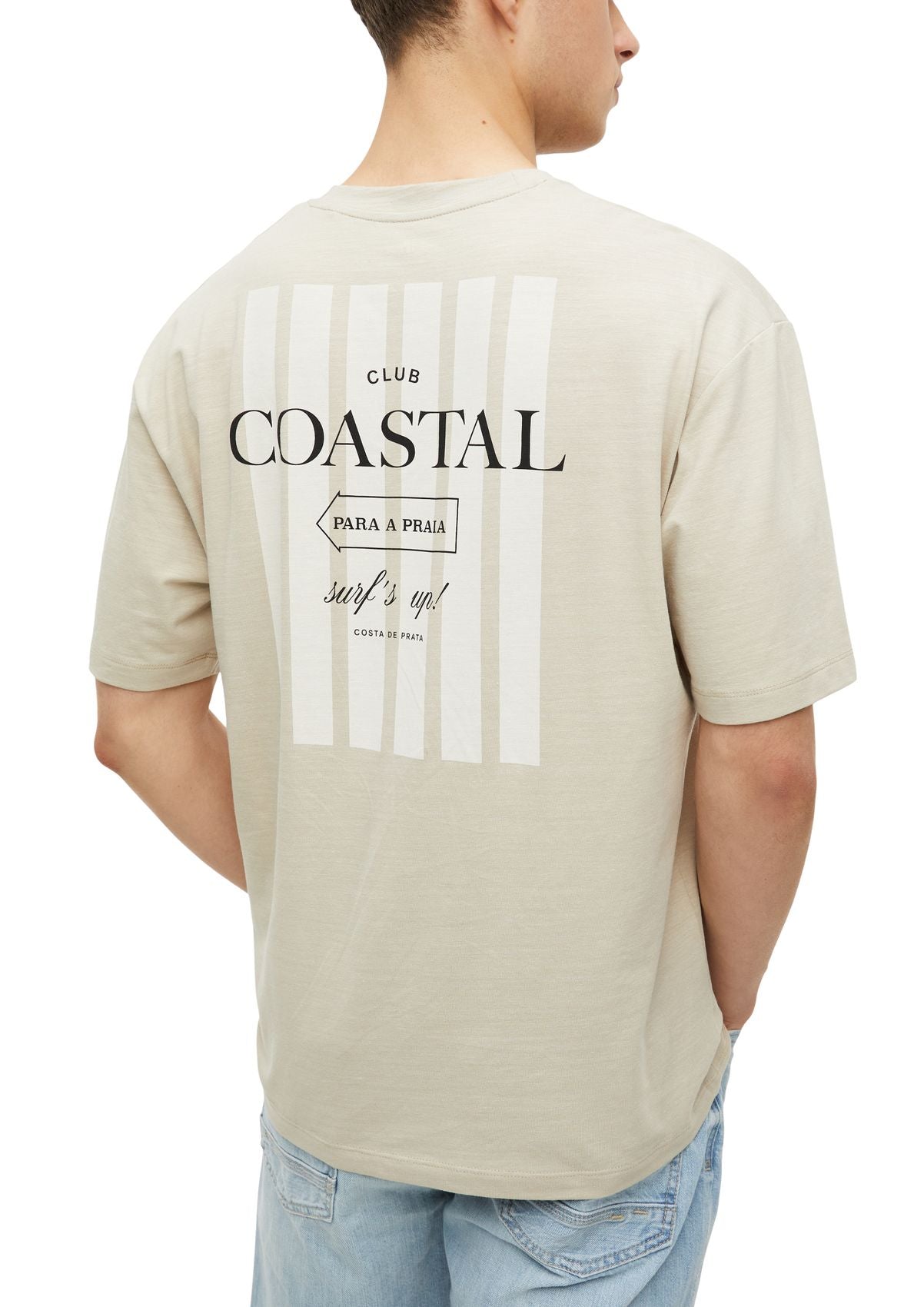 S.OLIVER T-Shirt mit Front- und Rückenprint