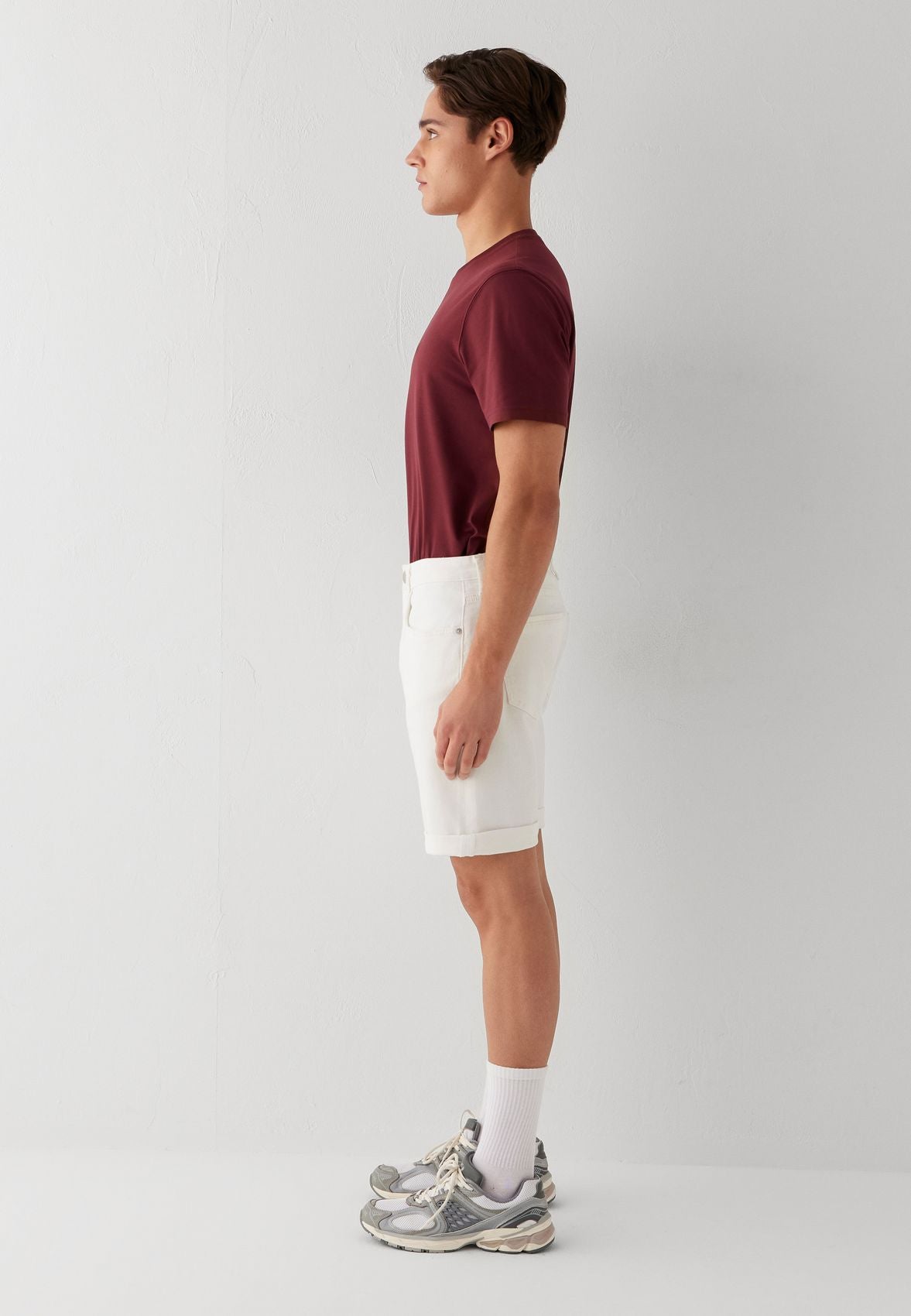 Jeans-Bermuda mit Umschlag "BRIAN"