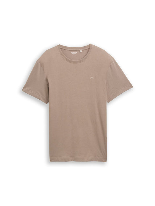 TOM TAILOR T-Shirt mit Logo-Stickerei