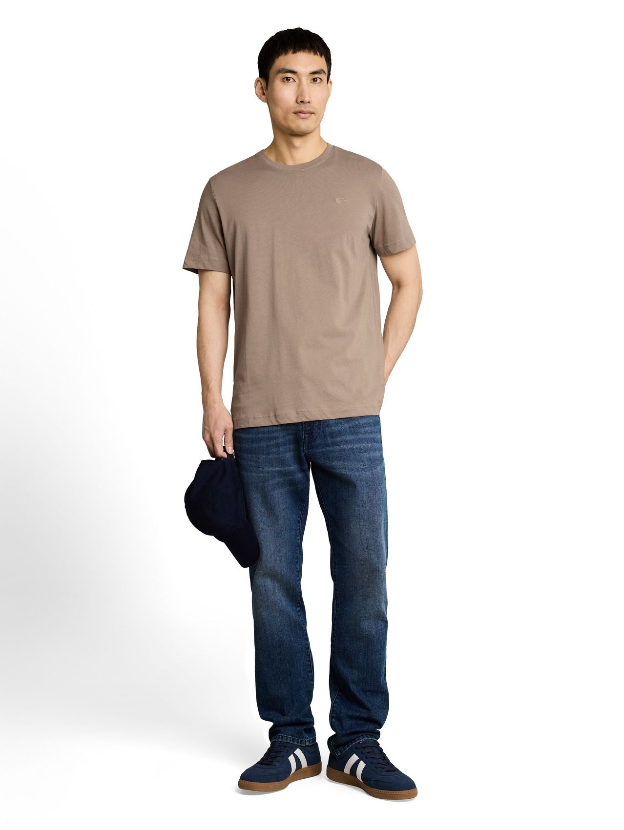TOM TAILOR T-Shirt mit Logo-Stickerei