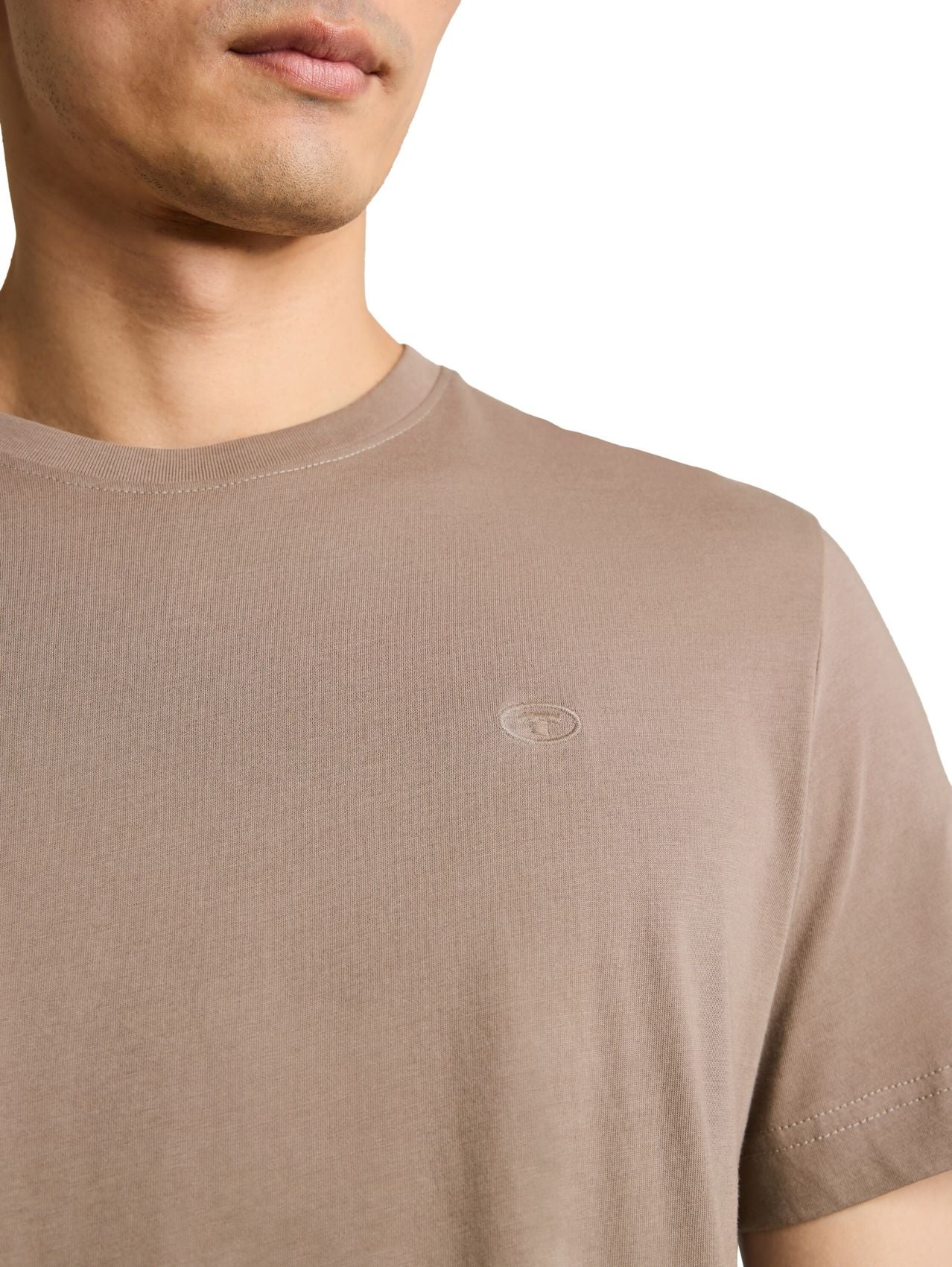 TOM TAILOR T-Shirt mit Logo-Stickerei