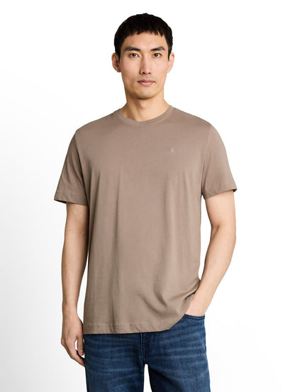 TOM TAILOR T-Shirt mit Logo-Stickerei