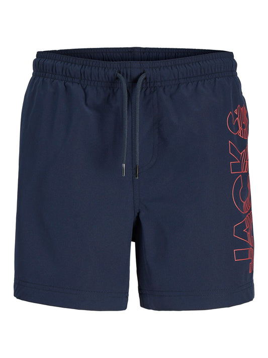 JACK & JONES JPSTMAUI WAVE LOGO SWIM SHORTS SN JNR