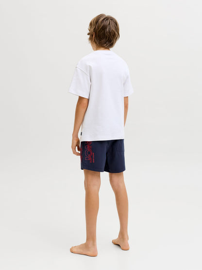 JACK & JONES JPSTMAUI WAVE LOGO SWIM SHORTS SN JNR