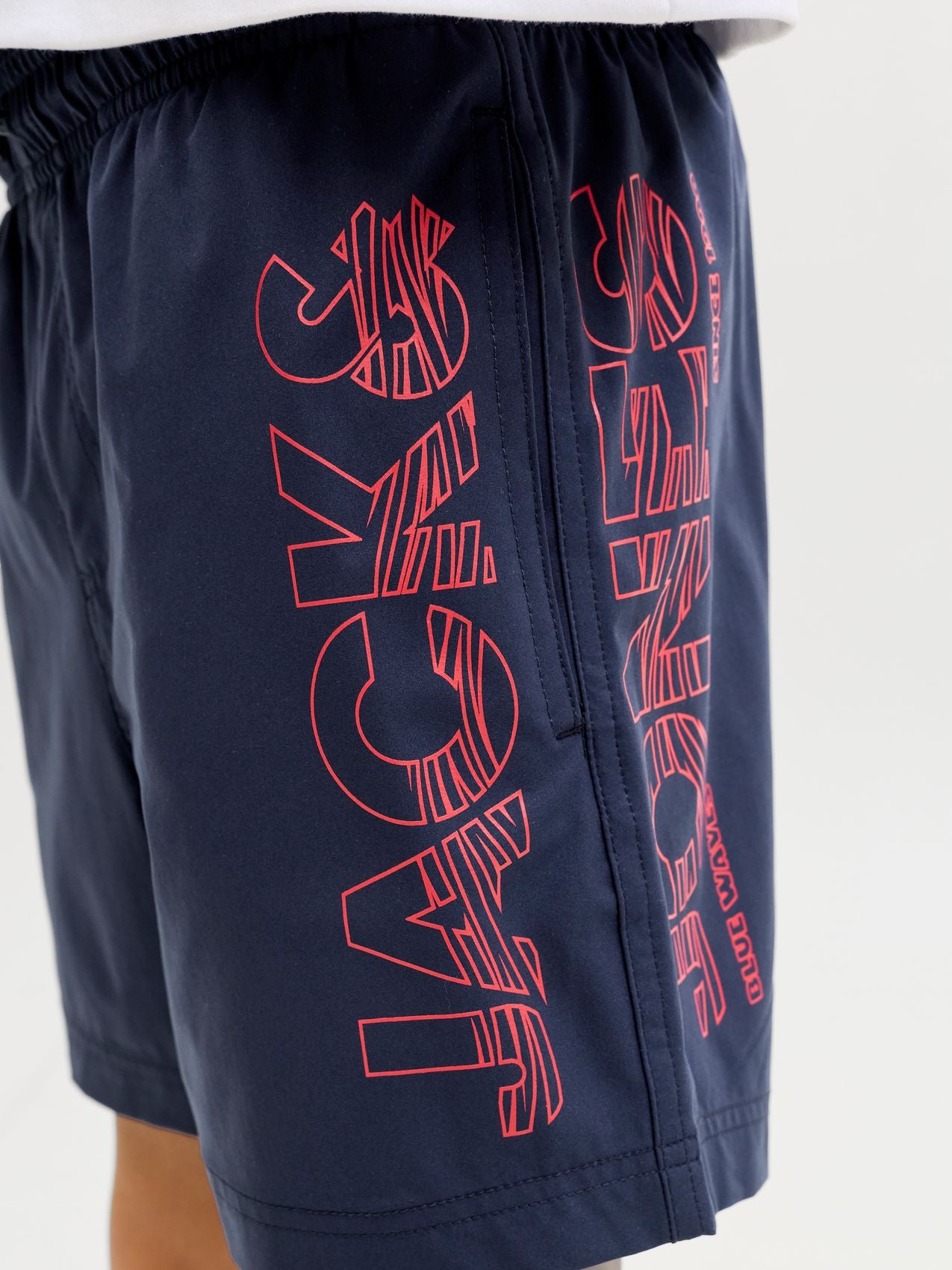 JACK & JONES JPSTMAUI WAVE LOGO SWIM SHORTS SN JNR