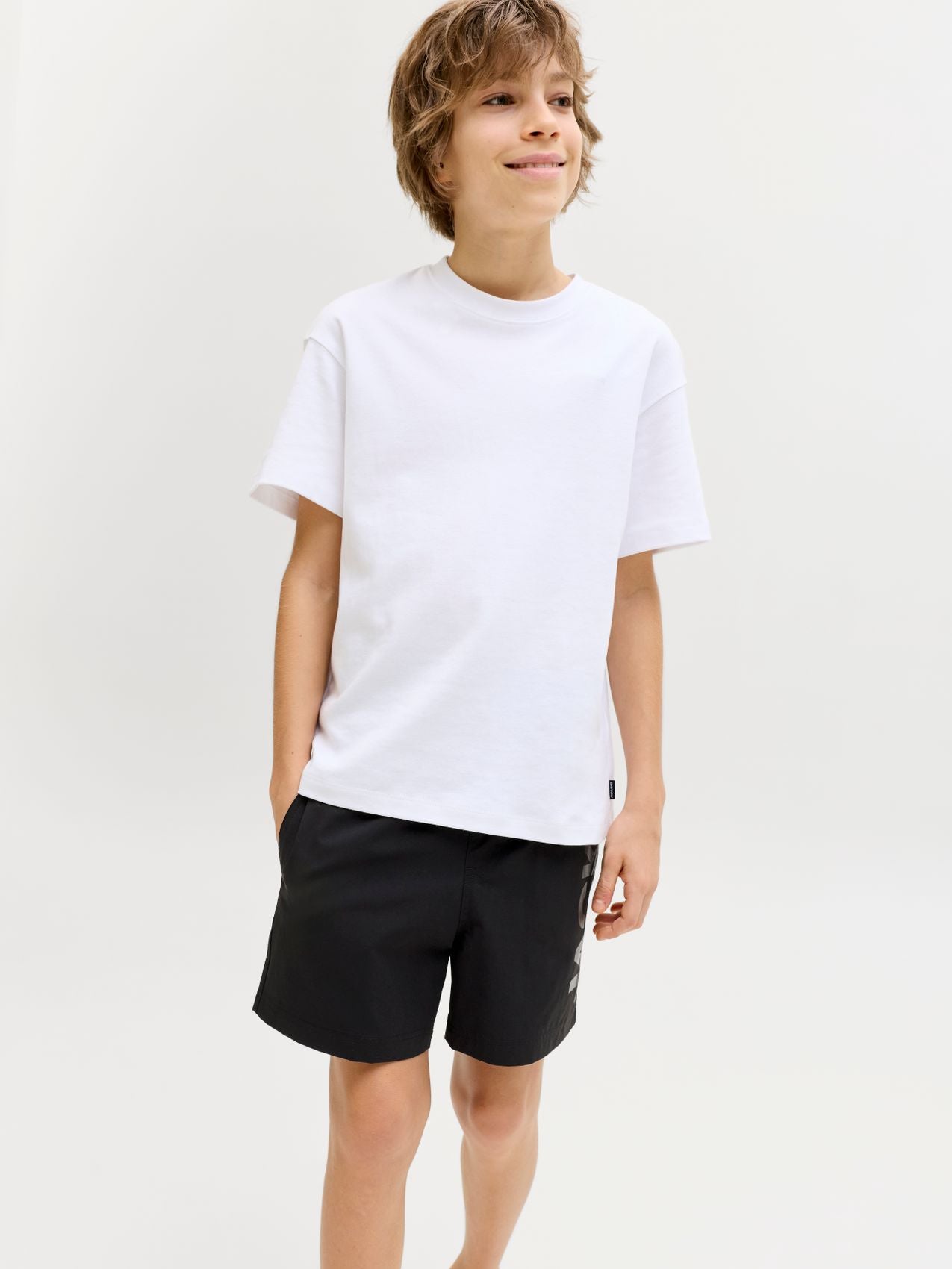 JACK & JONES JPSTMAUI WAVE LOGO SWIM SHORTS SN JNR