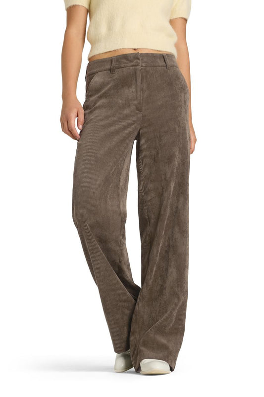 Wide-Leg Cordhose