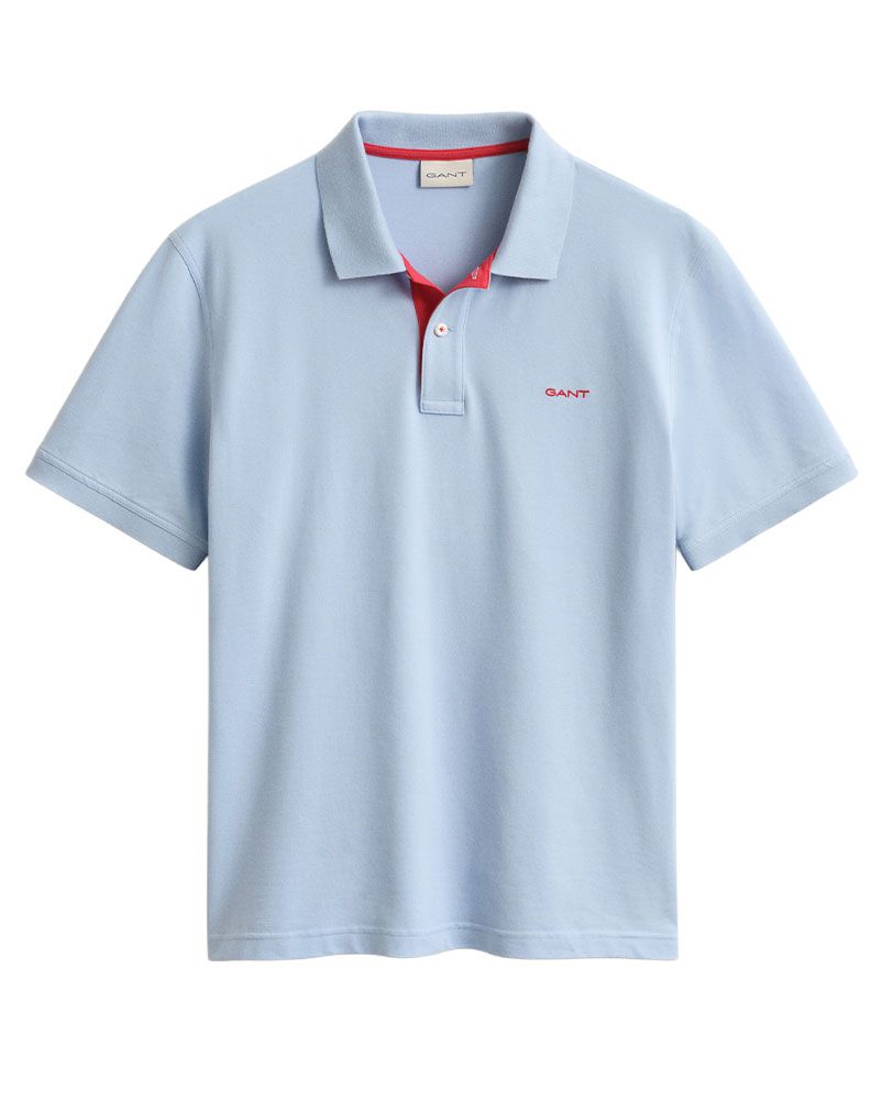 Kontrast Piqué Poloshirt im Regular Fit