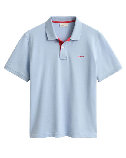 Kontrast Piqué Poloshirt im Regular Fit