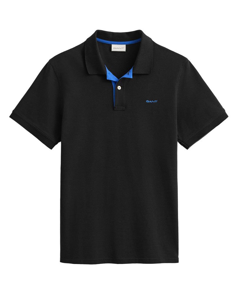 Kontrast Piqué Poloshirt im Regular Fit