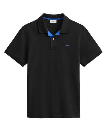 Kontrast Piqué Poloshirt im Regular Fit