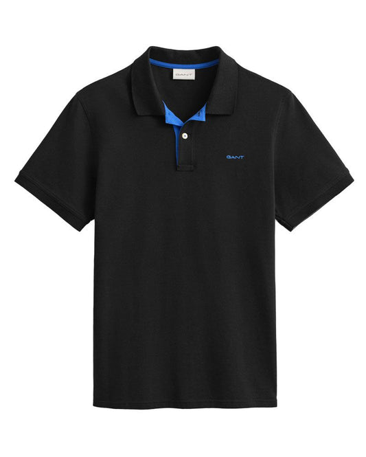 GANT Kontrast Piqué Poloshirt im Regular Fit