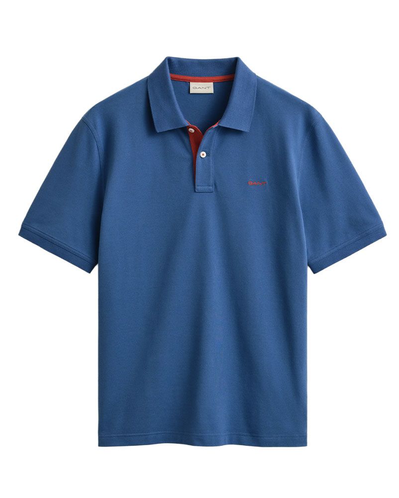 Kontrast Piqué Poloshirt im Regular Fit
