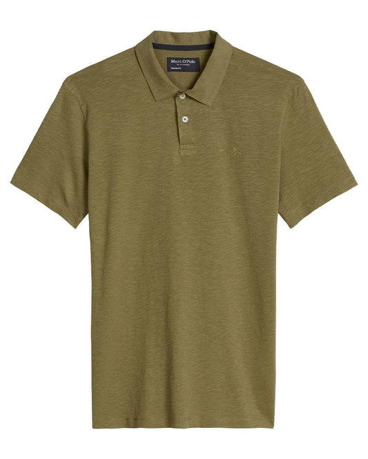 MARC O'POLO Poloshirt aus weichem Slub-Jersey
