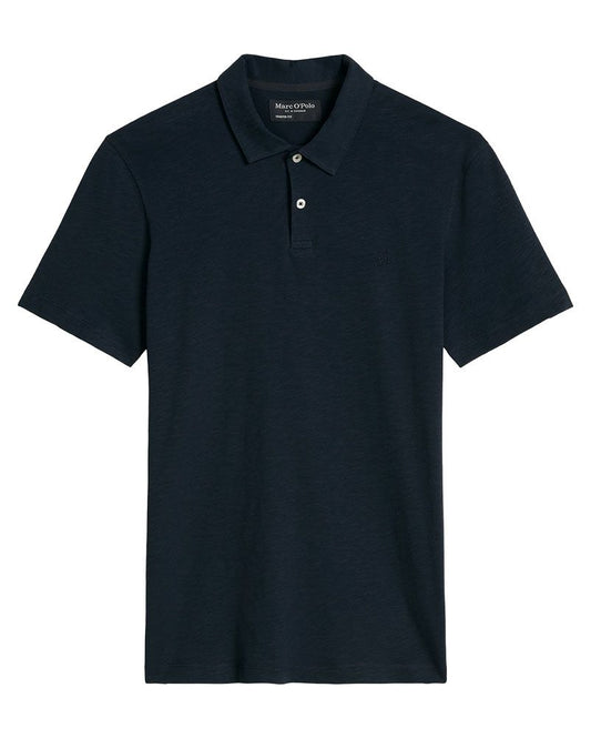 MARC O'POLO Poloshirt aus weichem Slub-Jersey