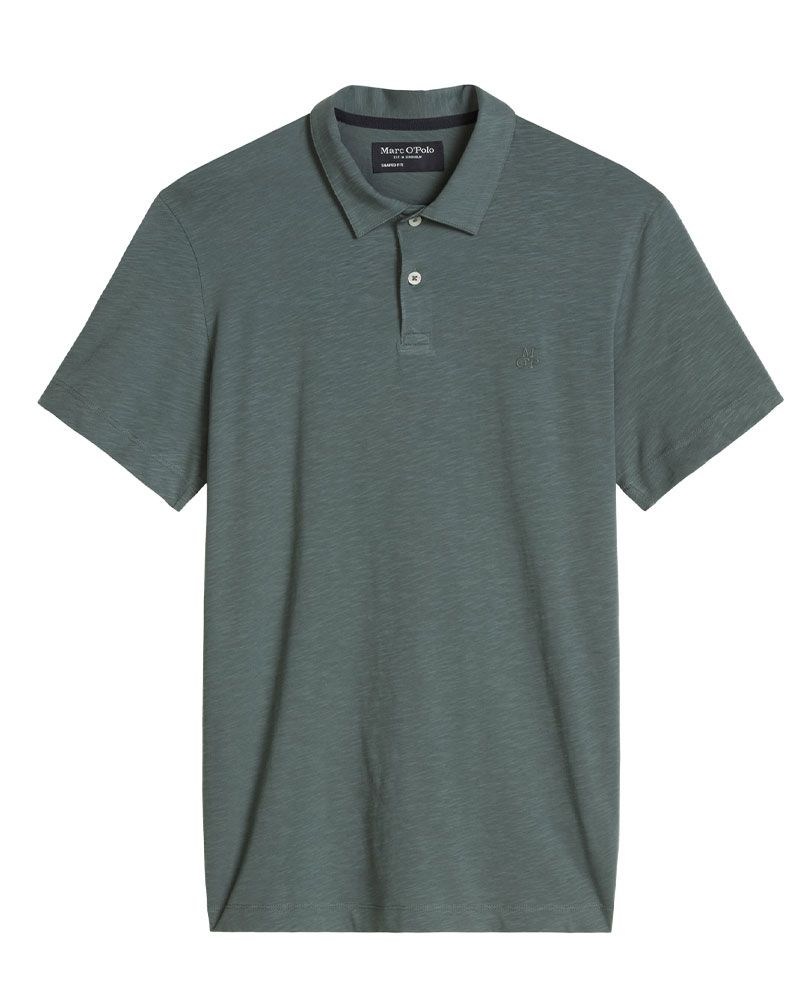 MARC O'POLO Poloshirt aus weichem Slub-Jersey