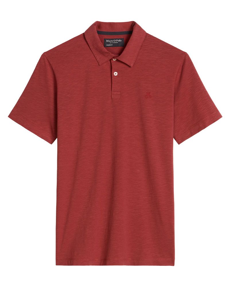 MARC O'POLO Poloshirt aus weichem Slub-Jersey
