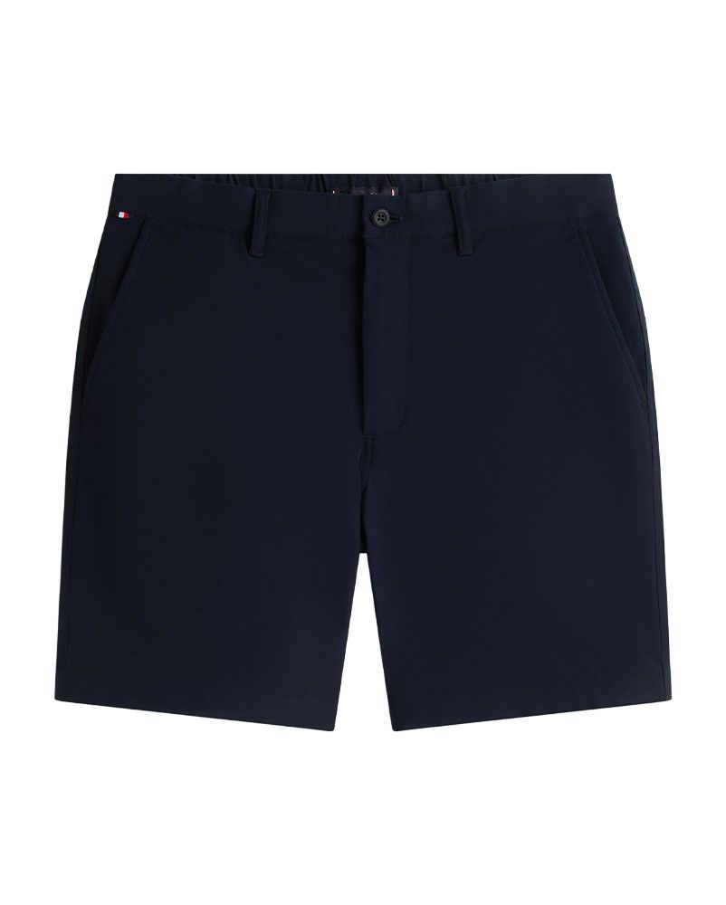 TOMMY HILFIGER Chino-Shorts mit Flag-Stickerei