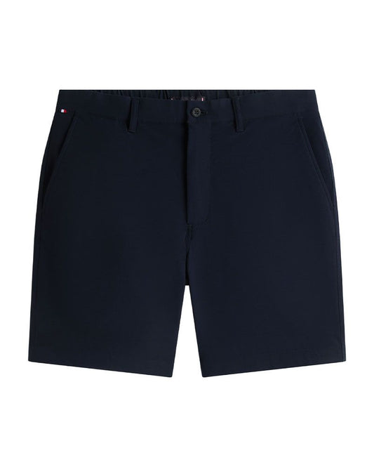 TOMMY HILFIGER Chino-Shorts mit Flag-Stickerei