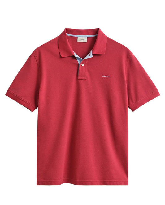 GANT Kontrast Piqué Poloshirt im Regular Fit
