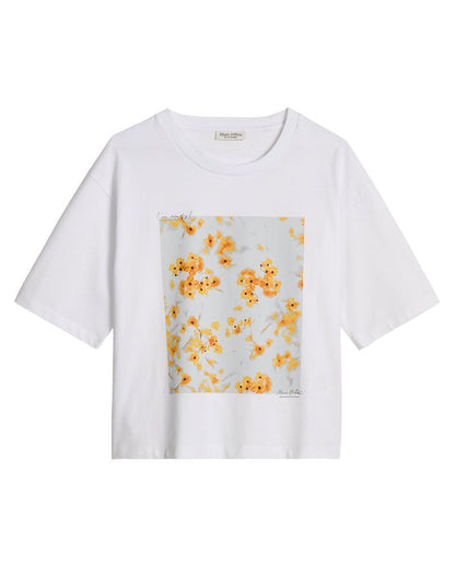 Lässiges T-Shirt mit floralem Print