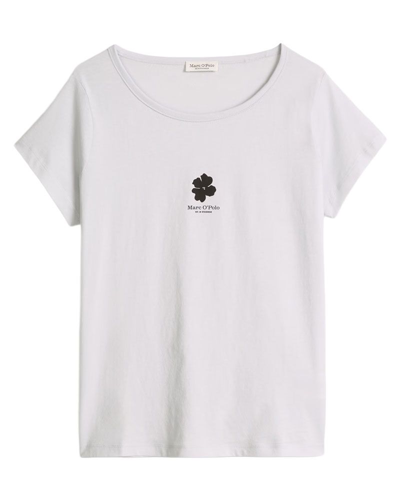 Jersey T-Shirt mit Statement-Print