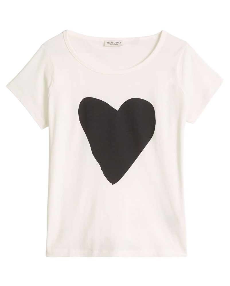 Jersey T-Shirt mit Statement-Print