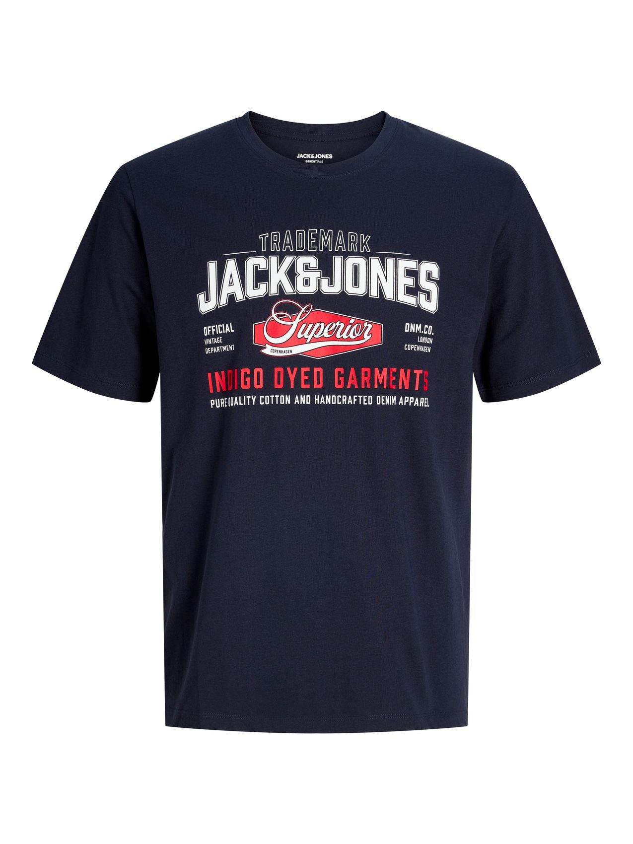 JACK & JONES JJELOGO TEE SS O-NECK 2 COL AW26 SN PLS