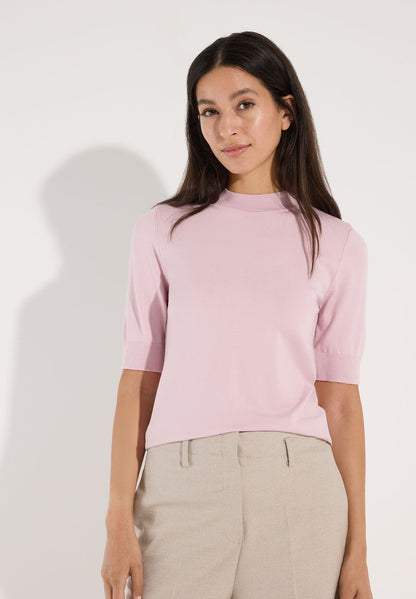 MORE & MORE Turtleneck Pullover, milky rose
