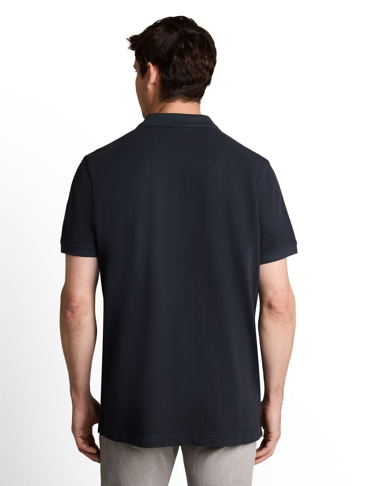 TOM TAILOR Piqué Poloshirt mit Logo-Print