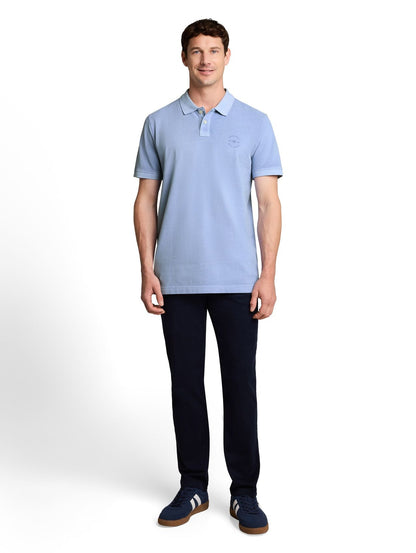 TOM TAILOR Piqué Poloshirt mit Logo-Print