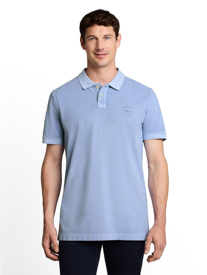 TOM TAILOR Piqué Poloshirt mit Logo-Print