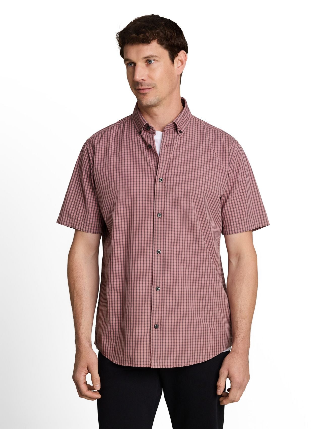 TOM TAILOR Regular Fit Kurzarmhemd mit Karomuster