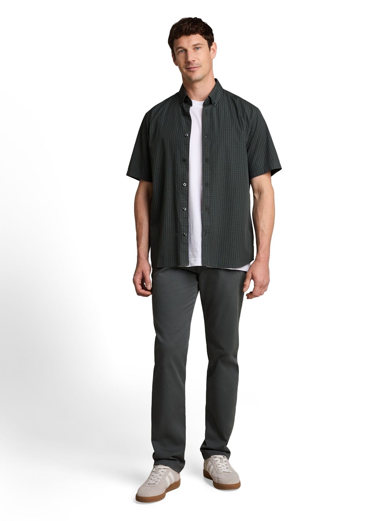 TOM TAILOR Regular Fit Kurzarmhemd mit Karomuster