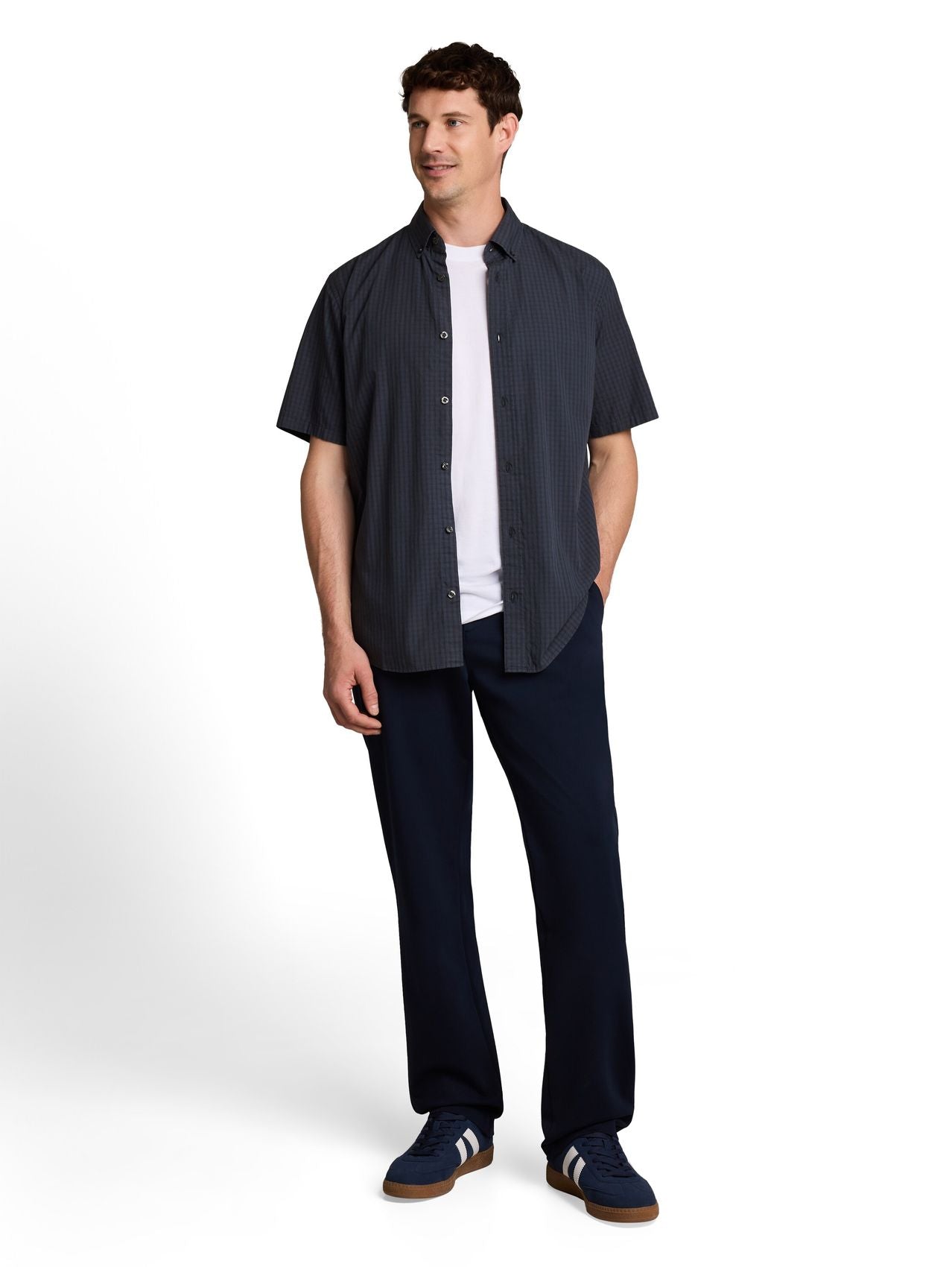 TOM TAILOR Regular Fit Kurzarmhemd mit Karomuster