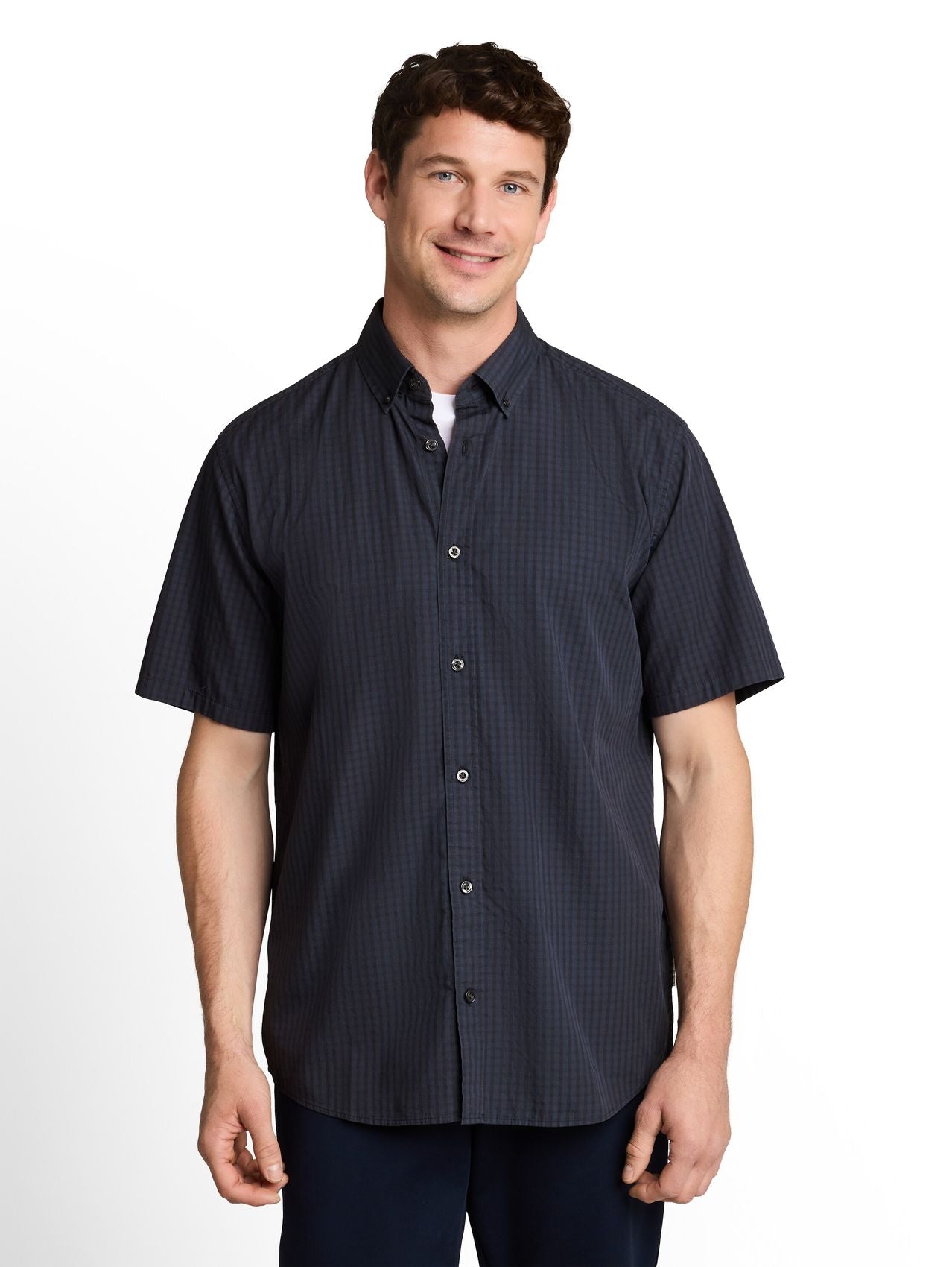 TOM TAILOR Regular Fit Kurzarmhemd mit Karomuster