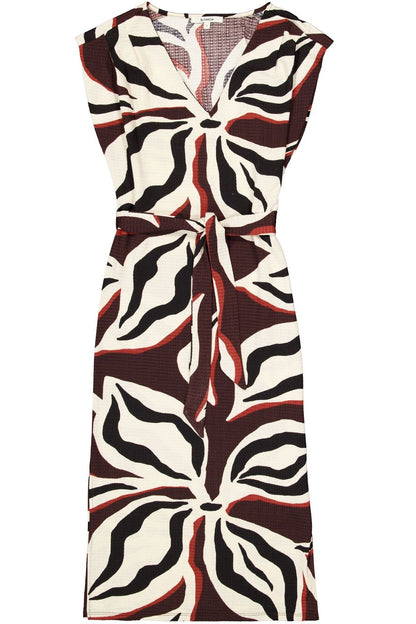 GARCIA Jacquardgewebtes Midi-Kleid