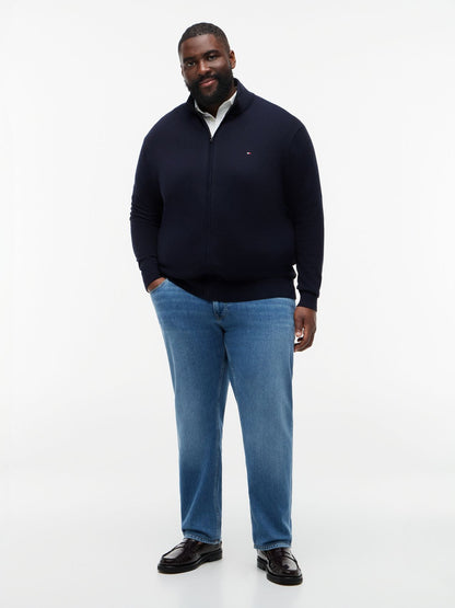 TOMMY HILFIGER BT-ESSENTIAL COTTON ZIP THRU-B