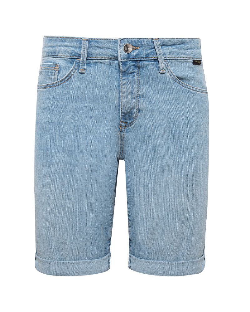 Jeans-Bermuda mit Umschlag "ALEXIS"